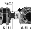ALTERNATORE FORD FIESTA /ECOSPORT 1042113320