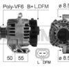 ALTERNATORE OPEL NEW 101210-0960