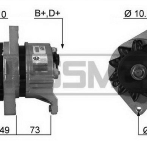ALTERNATORE FIAT 127, 128, FIORINO ZASTAVA 101    0120339515