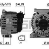 ALTERNATORE TG15C121 MERCEDES