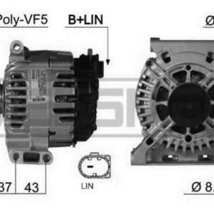 ALTERNATORE TG15C121 MERCEDES