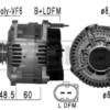 ALTERNATORE TG17C019 AUDI/SEAT /SKODA/ WV (A15)