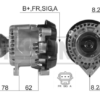 ALTERNATORE A004TA0592 FORD FOCUS (A10)