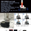 KIT LED D2S  6000K 60 WATT