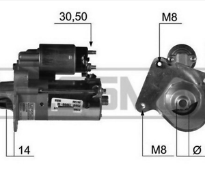 MOTORINO AVVIAMENTO FORD B-MAX, FIESTA, FUSION 2S6U-11000-EB 6N29-11000-BA