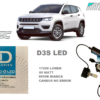 KIT D3S LED PLUG AND PLAY CANBUS 6000K +300% BRIGHTNESS 17200 LUMEN