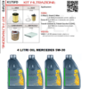 KIT TAGLIANDO FORD C-MAX II 1.6 TDCI 115CV 85KW DAL 12/2010 + OLIO CASTROL 5W30