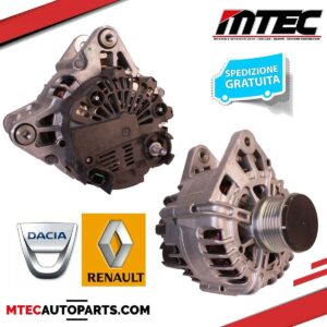ALTERNATORE DACIA DUSTER CAPTUR K9K608 K9K612 FG15T057 23100-7281R 2612717A