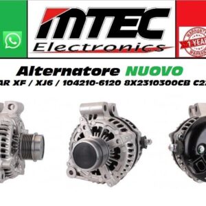 Alternatore NUOVO JAGUAR XF / XJ6 / 104210-6120 8X2310300CB C2Z3415