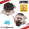 ALTERNATORE PER RENAULT MEGANE I Diesel 1.9 dCi F9Q732/733 439334 A13VI285