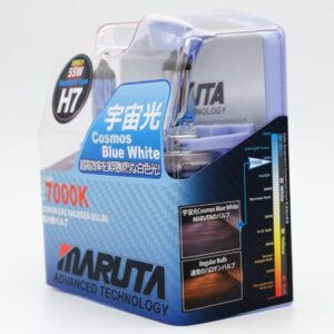 MARUTA H7 55W 12V 7000 K SET Lampadine per fari AUTO Xenon Cosmos Blue 2 57 692
