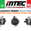 51808561 Alternatore RIGENERATO DENSO ALFA ROMEO GIULIETTA FIAT DOBLO OPEL COMBO