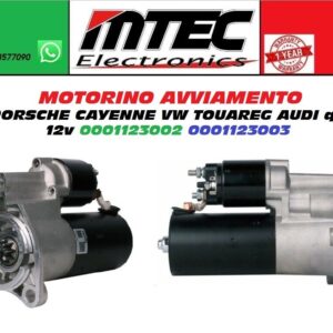 MOTORINO AVVIAMENTO PORSCHE Cayenne VW Touareg AUDI Q7 12V 0001123002 0001123003